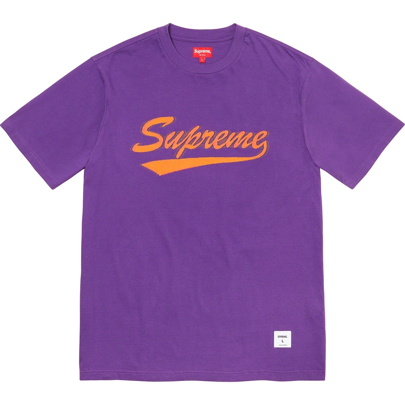 Intarsia Script S/S Top view 4